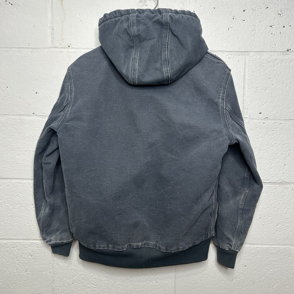 Y2K Carhartt Quilt-Lined Jacket “Stone Blue” WJ130 STM - Picture 2 of 10